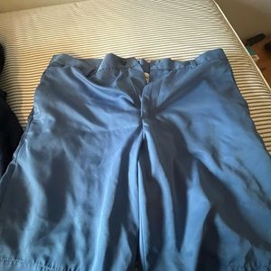 MENS-LARGE-DRESS/KHAKI SHORTS- BLUE